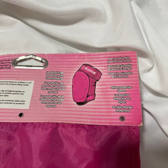 Razor Sweet Pea Multi-Sport Elbow Knee Pad Wrist Guard Set Pink Size 8+ Youth - Picture 4 of 6